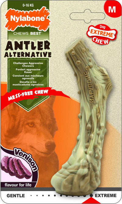 Nylabone durable chew nylon antler medium