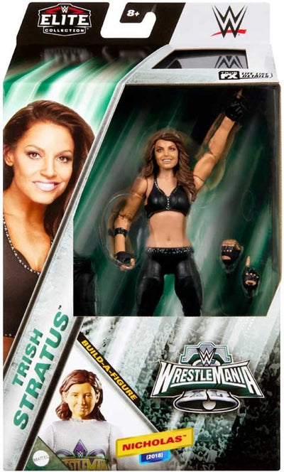 Mattel wwe elite wrestlemania trish stratus action figure giocattolo.