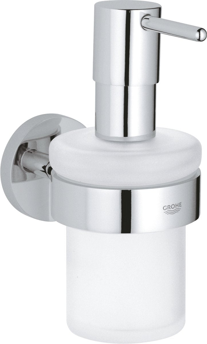 Dispensador de jabón Grohe start - 160 ml - con soporte - montaje en pared - cromado
