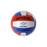 Engelhart volleybal in pvc, rood blauw wit, machine genaaid, maat 5 - afbeelding 1
