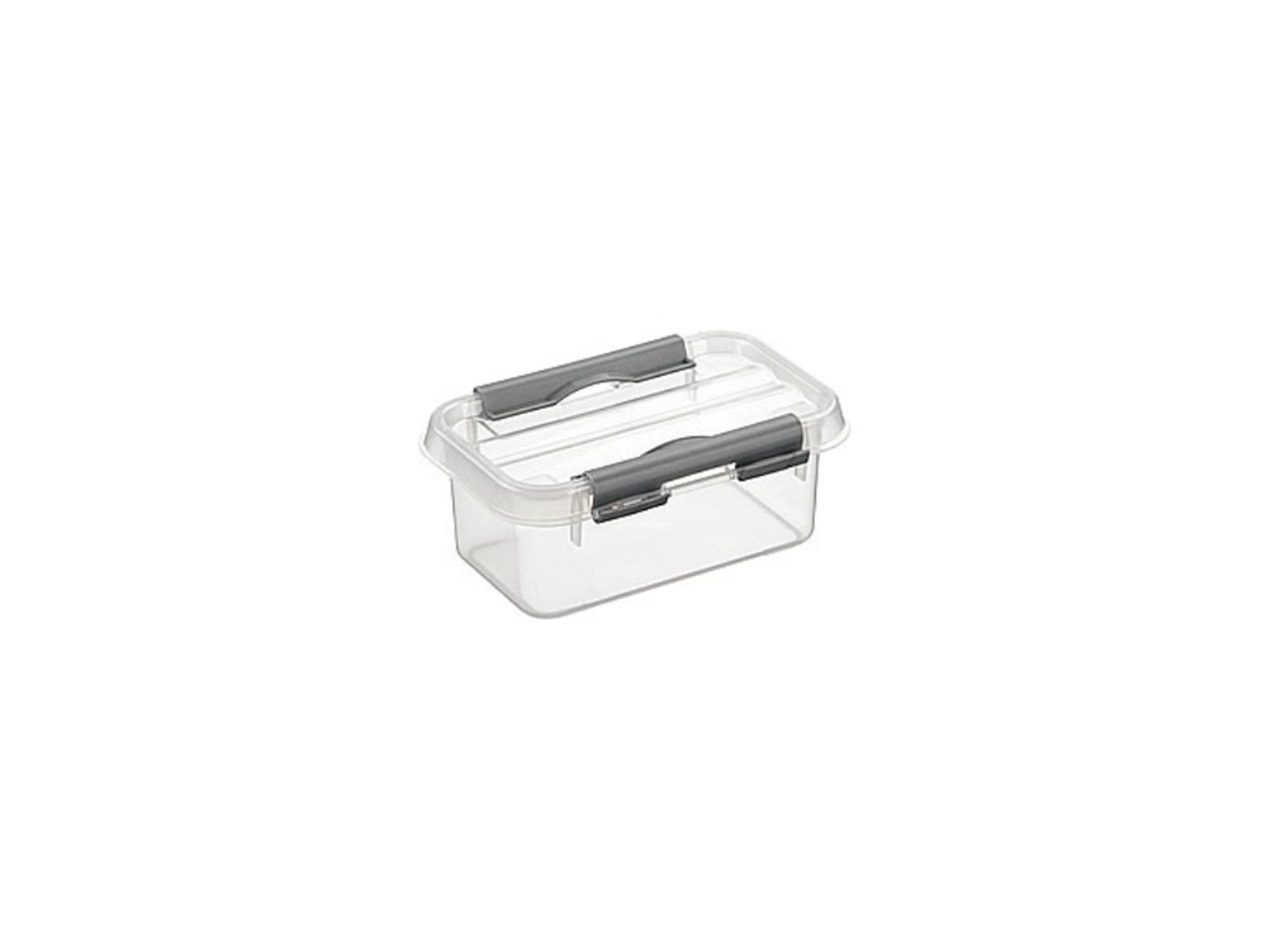 Caja de almacenamiento de la línea SunWARE SUNWARE 0.5L Silver transparente