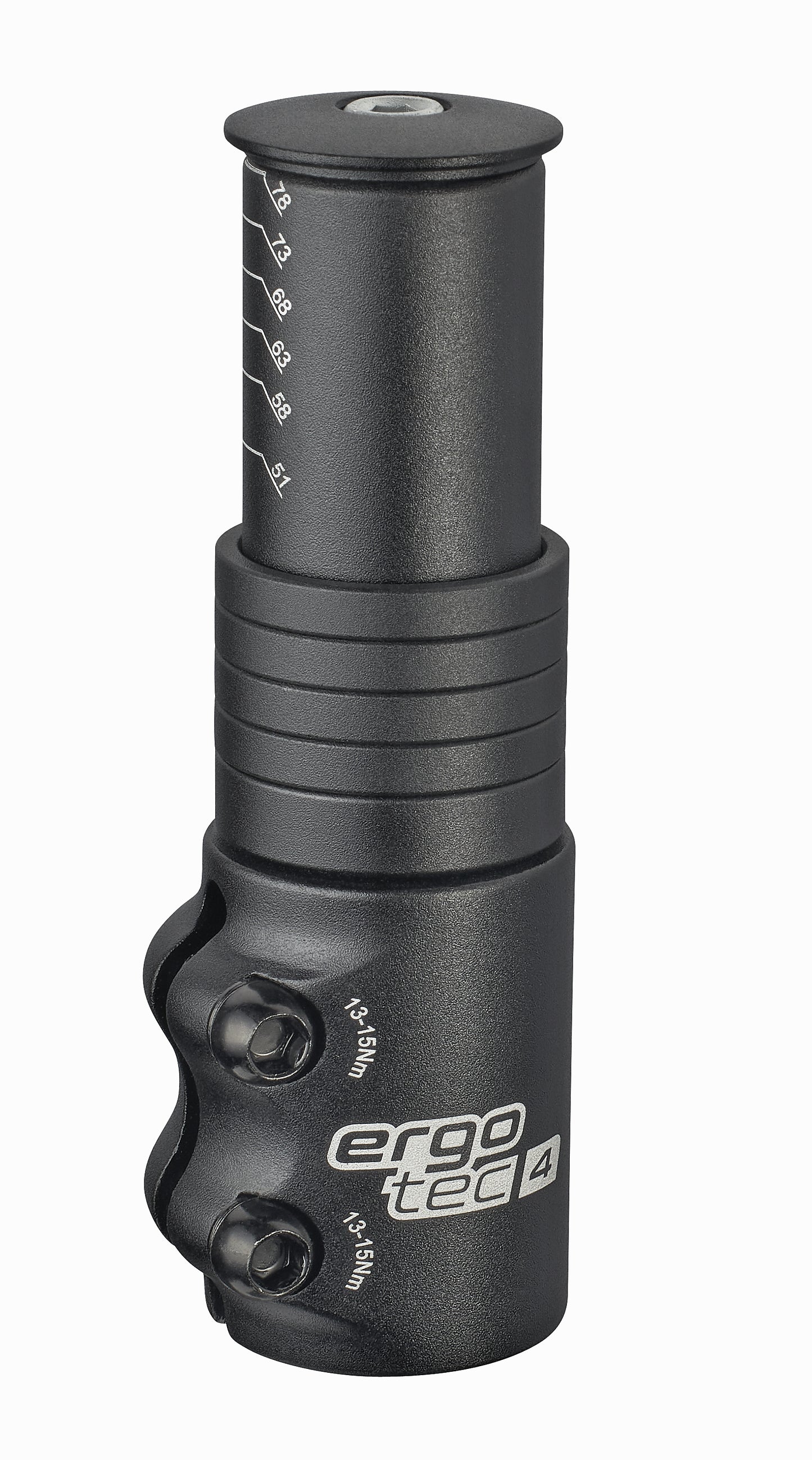 STEM ESTENTER ERGOTEC AWAY 3 - 1-1 8 AL6061 T6 - Black Sandblast