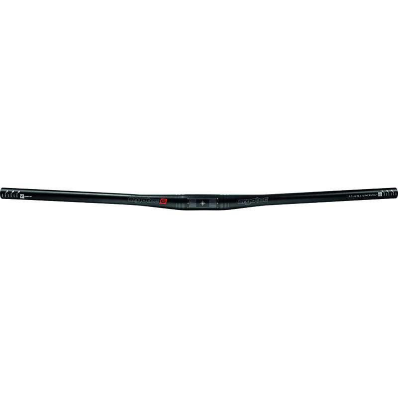 Ergotec Stuur Flat Bar 31,8x680 mm zwart