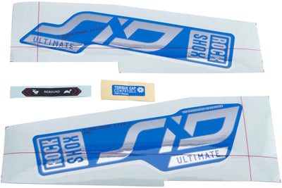 Rockshox Decal Set RS Sid Ult. 110-120 mm F.Blue