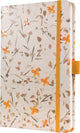 Quaderno Sigel - jolie - a5 - copertina rigida - 174 pagine - 80 grammi - linea - giallo fiore - si-jn341