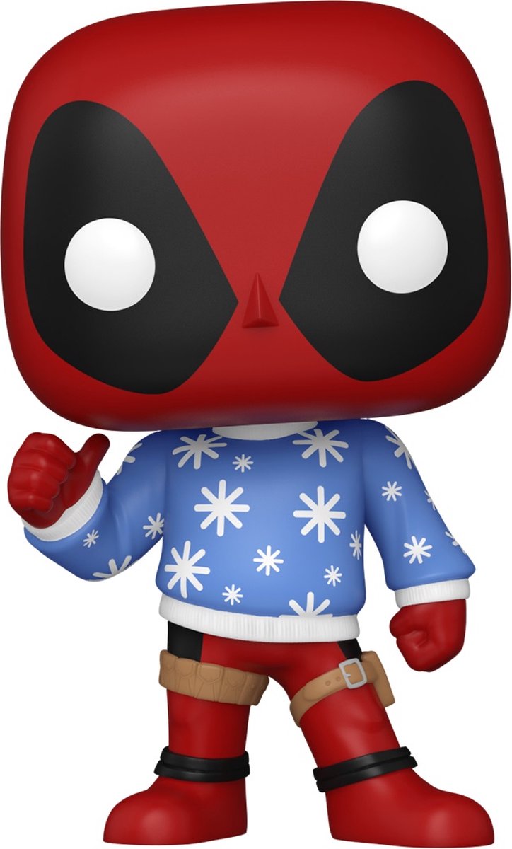 Marvel funko deadpool - ¡pop navideño! Figura de coleccionista Deadpool de 9 cm - multicolores