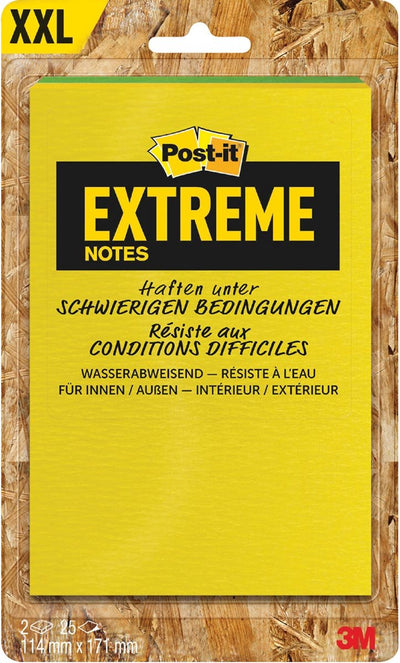 Post-it adesivo ext57m-2-frge 171 mm x 114 mm giallo, verde, arancione, turchese 50 fogli