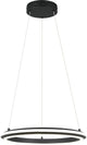 Trio amador - hanging lamp - black matt - incl. 1x SMD 34 W - dimmable with switch - ceiling mounting - height adjustable - dip - switch