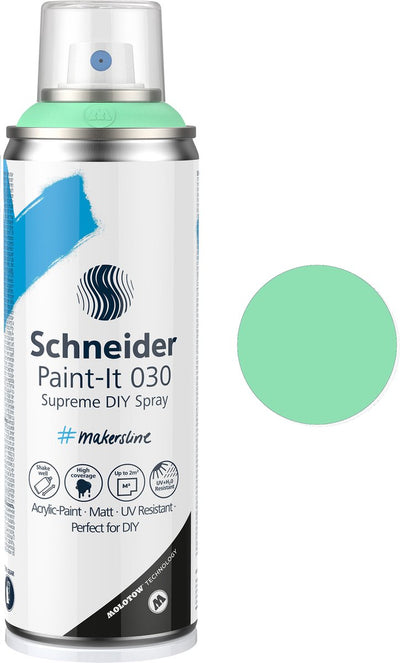 Schneider stationery schneider spray paint - paint-it 030 - diy spray paint - acrylic paint - 200ml - light green - s-ml03052044