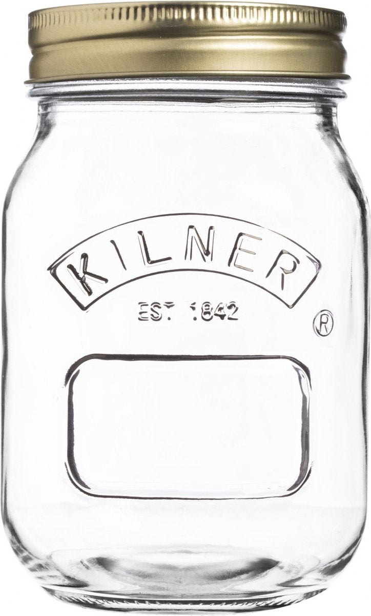 Barattolo per conserva Kilner con coperchio a vite - ø 8,5 cm 500 ml