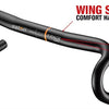 Satori stuur x-race aero ø31.8mm b=420mm - mat zwart