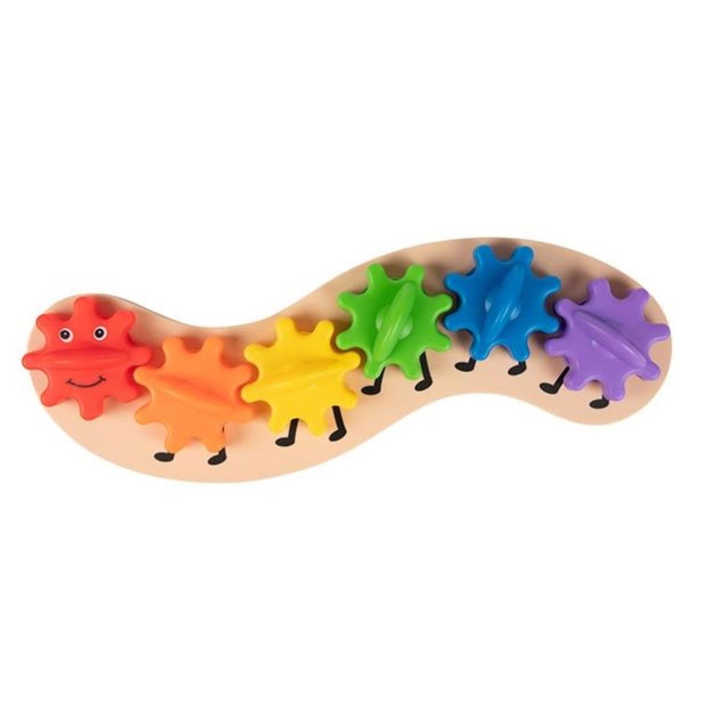 Estrellitas oruga de engranajes arcoíris