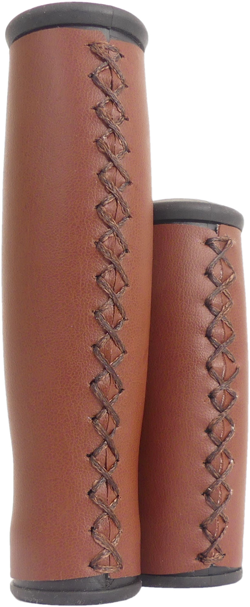 The Edge City Handles - Art Leather Bicicletas, 135 92 mm, marrón oscuro