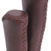 Edge handvatset kunstleer - mat donkerbruin - 135 92mm (werkplaatsverpakking)