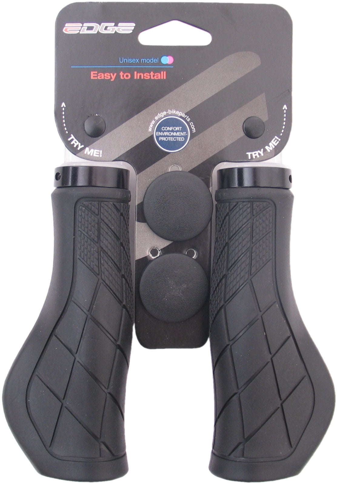 EDGE ERGO City Handles - 136 mm - Bicycle - Black