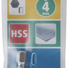 Wolfcraft spiraalboor | hss geslepen | 6-kant | ø4,0 x 53mm | 1 stuk - 7258000