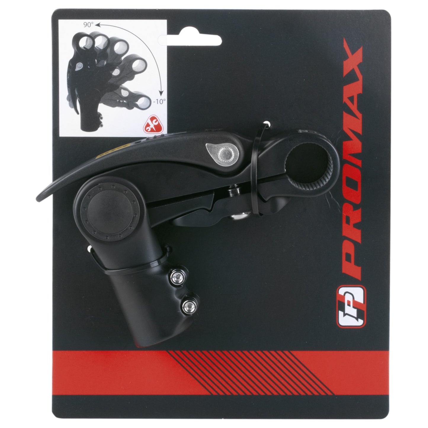 PRO STEM ajustable con palanca 31.8 110 28.6 mm de negro mate