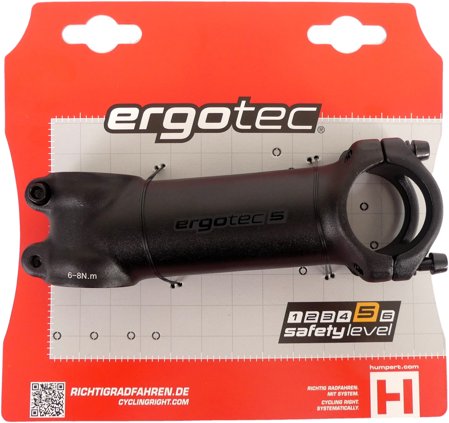 Voorbouw Ergotec Shark 31.8 mm 110 mm negro