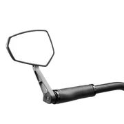 Ergotec Spiegel M-77 korte arm 120 x 80-55 mm aluminium zwart gezandstraald - afbeelding 1