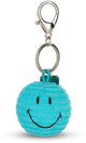 Bon ton toys smiley® - sleutelhanger corduroy teal - 4.5 cm