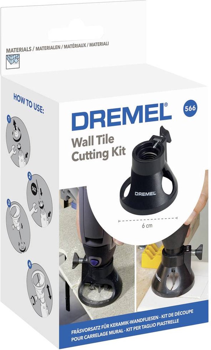 Accesorio multiherramienta Dremel 566 - juego de cortadores de azulejos