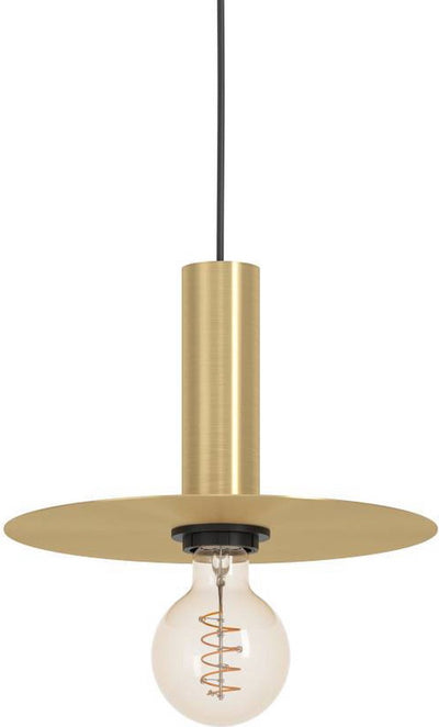 Lampada a sospensione Eglo escandell - e27 - ø 25 cm - oro - acciaio