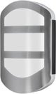 Osram Endura Style Plate Wall Lampada da parete in moderno aspetto acciaio inossidabile con luce indiretta, lampada da esterno a LED luminosa e funzionale, protezione IP44, per illuminazione di ingressi e facciate