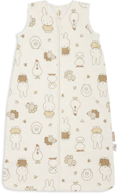 Jollein sacco nanna per bambini senza maniche 110 cm - jersey - miffy family farm