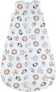 Meyco baby animal saco de dormir de verano para bebé redondo - multicolor - 110cm - 0,5 tog