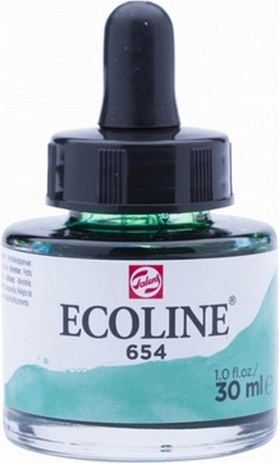 Ecoline • flacone acquerello liquido 30ml verde pino 654