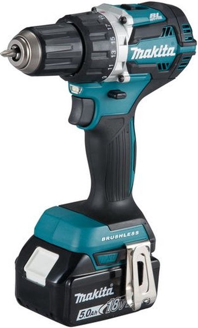 Utensili Makita - Trapano avvitatore a batteria 18v, 1x batteria 5,0 ah agli ioni di litio, senza caricabatterie ddf484t1j