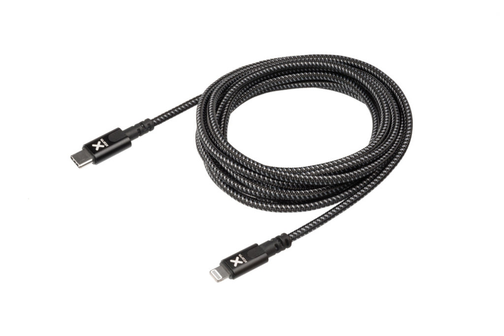 Cable Xtorm original USB C a Lightning 3m negro