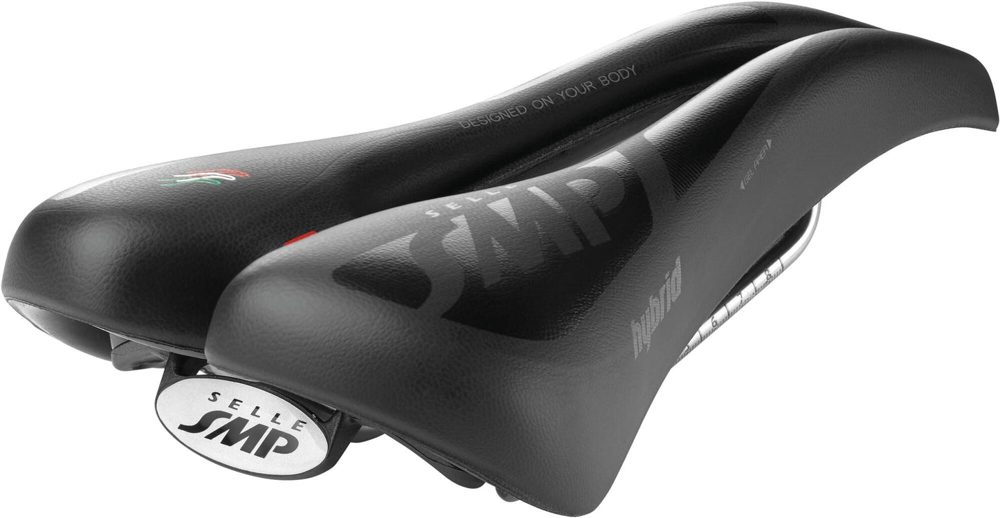 SELLE SMP Saddle Tour Gel ibrido nero