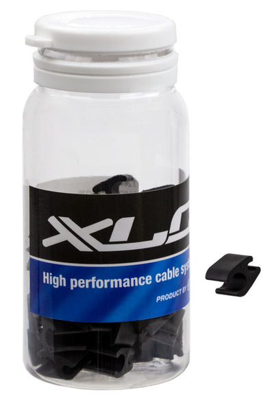 Xlc kabed duo kabelclip pvc 5.0 2.5mm zw pot a 50
