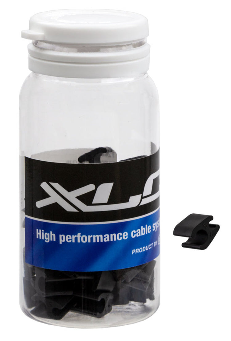 Xlc kabed duo kabelclip pvc 5.0 2.5mm zw pot a 50