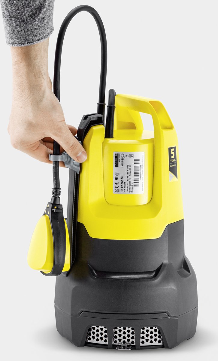 Kärcher sp 22,000 dirt waste water submersible pump - water output 22,000 l h - flat suction up to 35 mm - grain size max. 30 mm