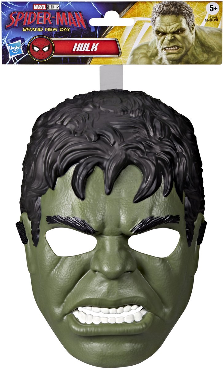 Marvel spider-man nuevo día - máscara de hulk
