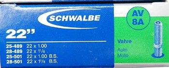 Schwalbe interno tubo av8a 22 pollici 25 28-489 501 AV 40 mm