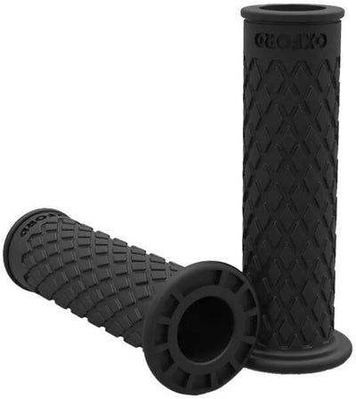 Oxford Rubber Grip 22mm Retro Grip Black