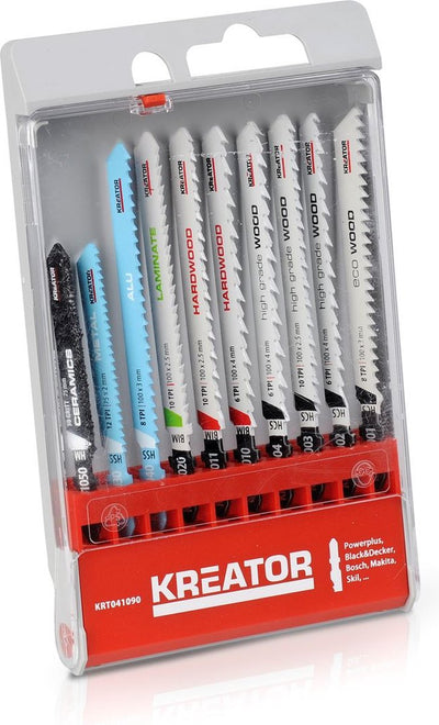 Kreator - accessori - krt041090 - lama per seghetto alternativo - 10 pz.
