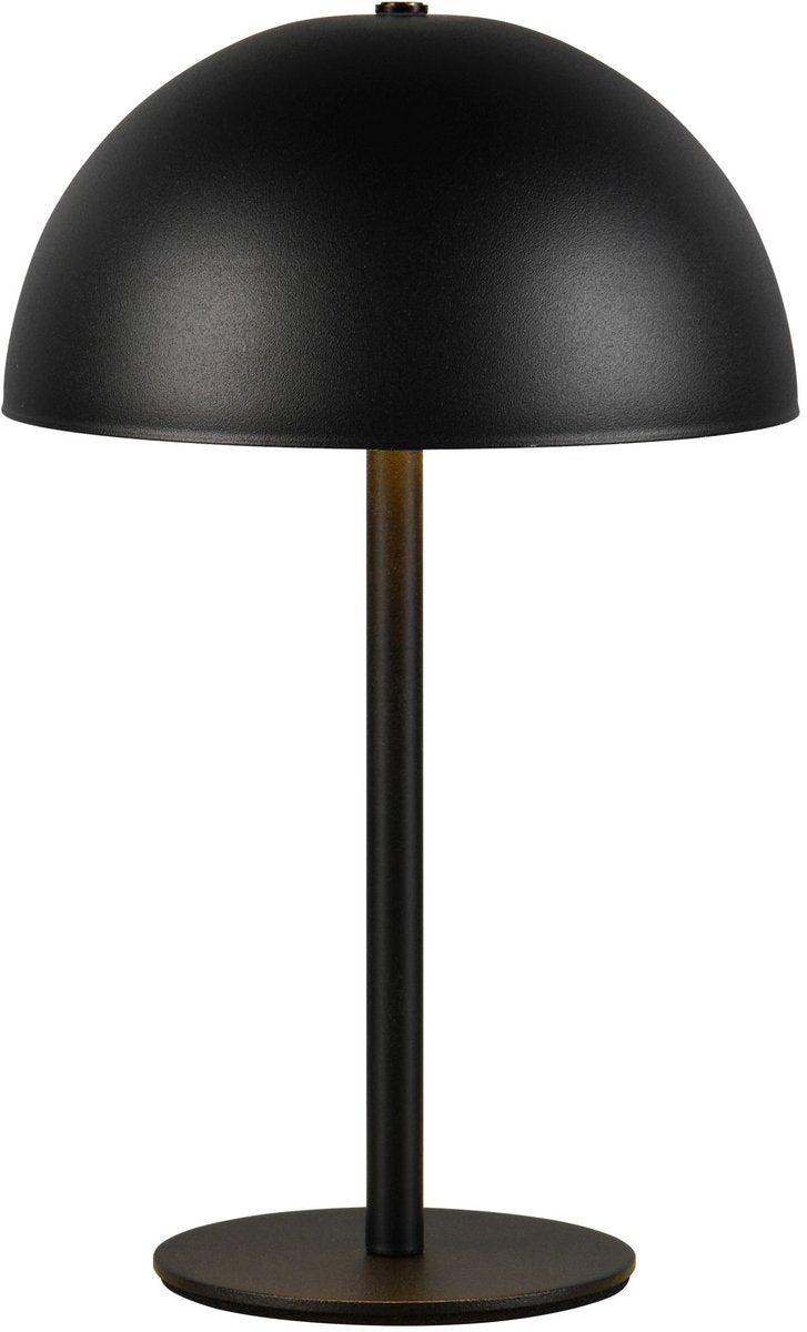 Rl vive tu luz realidad muñoz - lámpara de mesa - negro mate - incl. 1x SMD 1,3 W - táctil de 4 pasos - conexión USB - recargable - inalámbrico