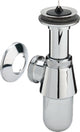 Viega cup siphon metal chrome without wall pipe with rosette 1 1 4x1 1 4 - chrome (102555)