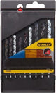 Cassetta trapano Stanley metallo pietra legno - 9 pezzi
