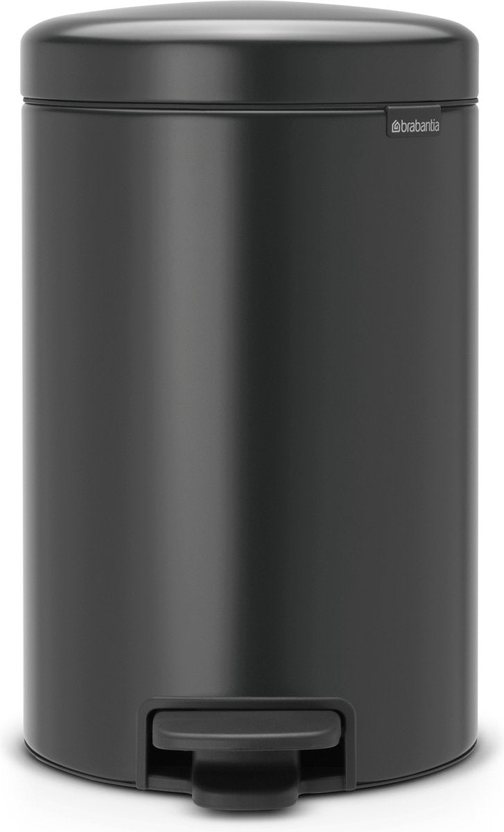 Brabantia newicon prullenbak - 12 liter - confident grey