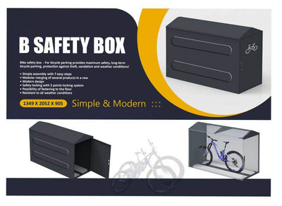 Casillero para bicicletas sin marca, caja de seguridad para bicicletas *bajo pedido*