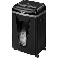Paper shredder fellowes 450m 22l black