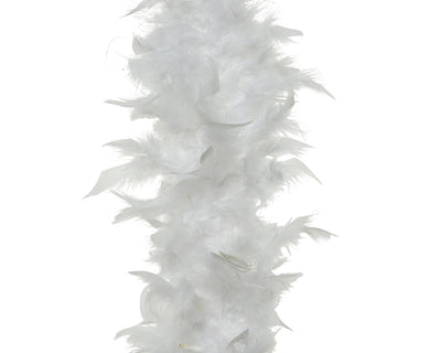 Decoris boa pluma blanca ø15x150cm