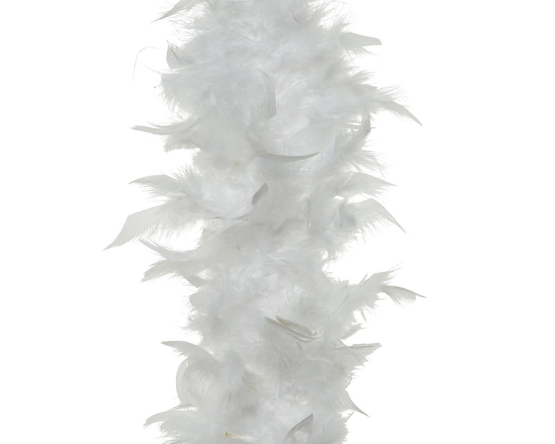 Decoris boa piuma bianco ø15x150cm