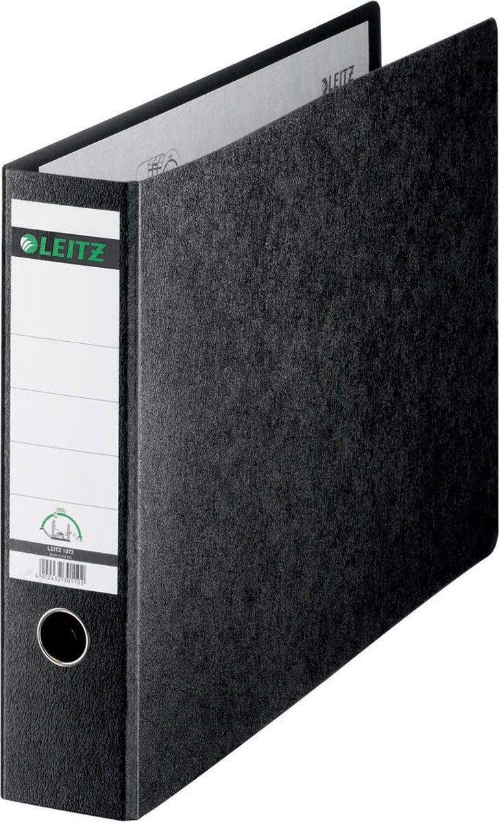 Raccoglitore Leitz a3 cartone trasversale 1073 nero