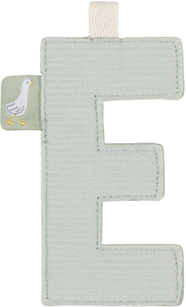 Piccolo elemento ghirlanda olandese - lettera e - verde